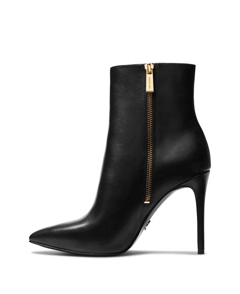 michael kors black high heel shoes|Michael Kors high heel booties.